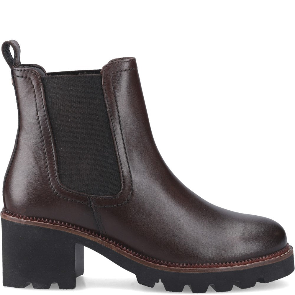 Hush Puppies Gaia Chelsea Boot Womens Chelsea Boots Chocolate