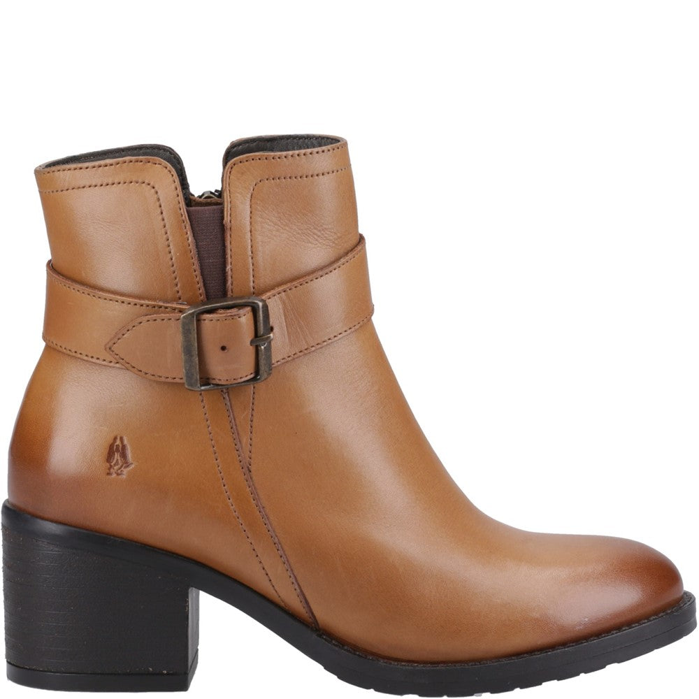Hush Puppies Hensley Buckle Boot Womens Ankle Boots Tan