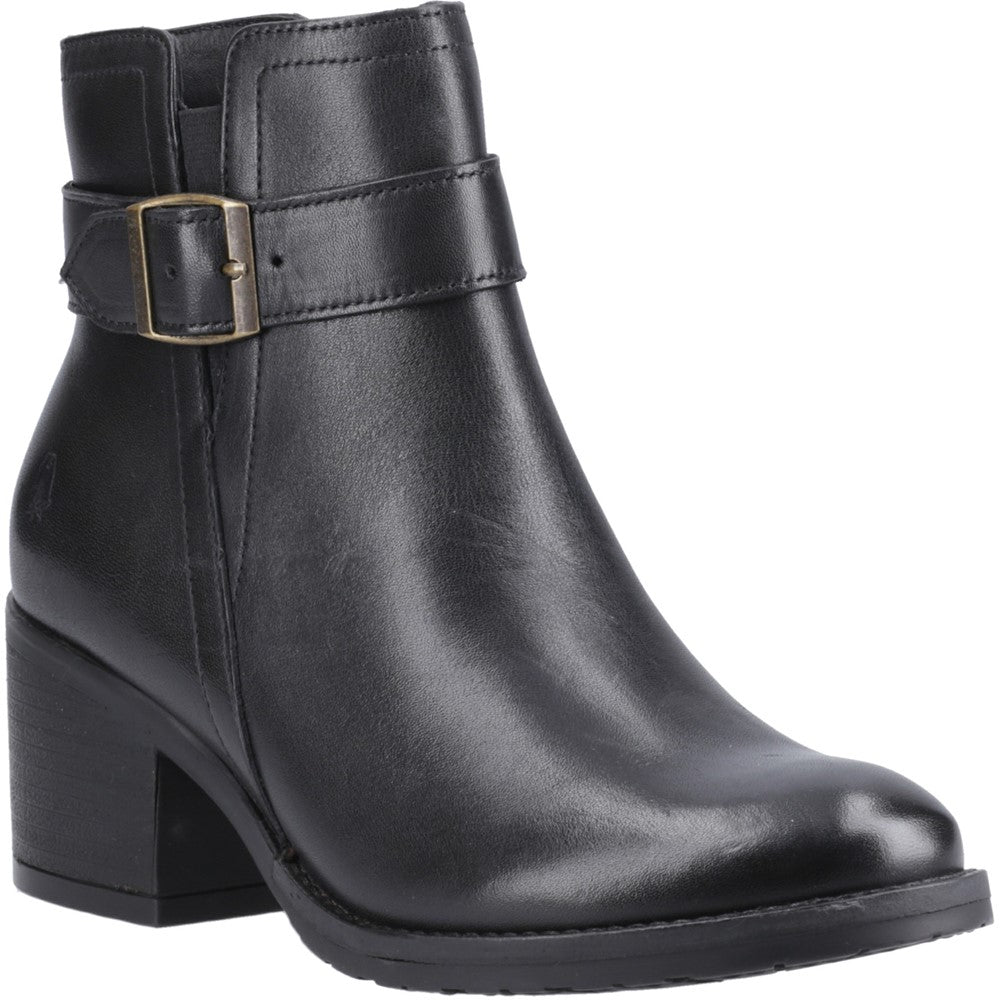 Hush Puppies Hensley Buckle Boot Womens Ankle Boots Black