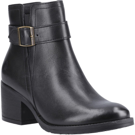 Hush Puppies Hensley Buckle Boot Womens Ankle Boots Black
