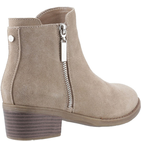Hush Puppies Ingrid Zip Boot Womens Cowboy & Western Boots Taupe