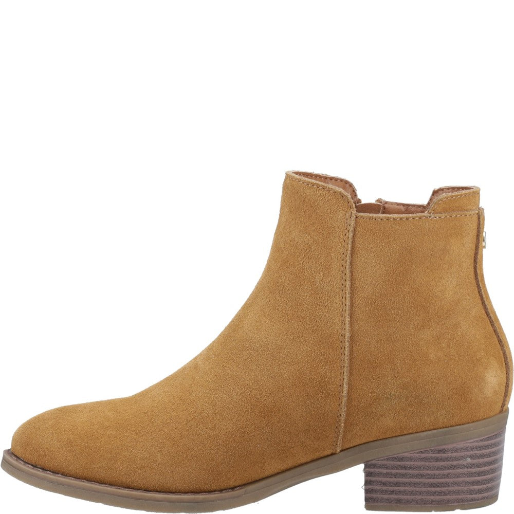 Hush Puppies Ingrid Zip Boot Womens Cowboy & Western Boots Tan