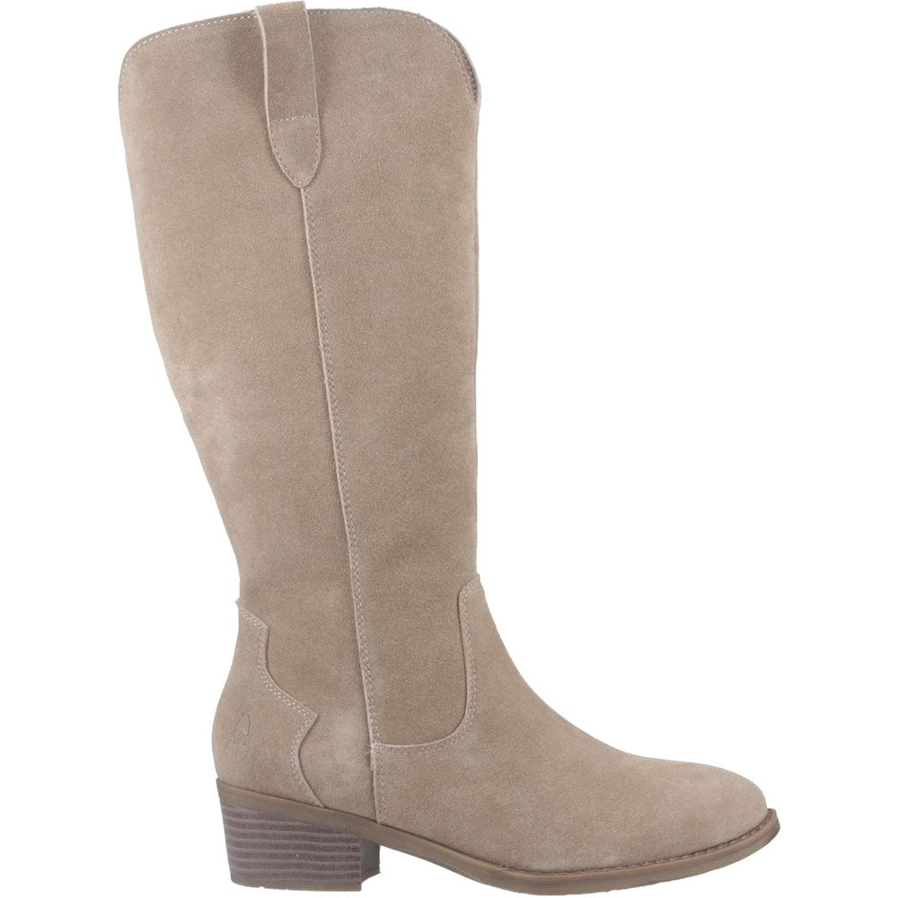 Hush Puppies Isabella Long Boot Womens Cowboy & Western Boots Taupe