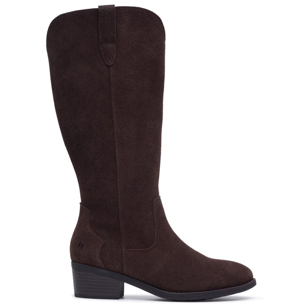 Hush Puppies Isabella Long Boot Womens Cowboy & Western Boots Chocolate