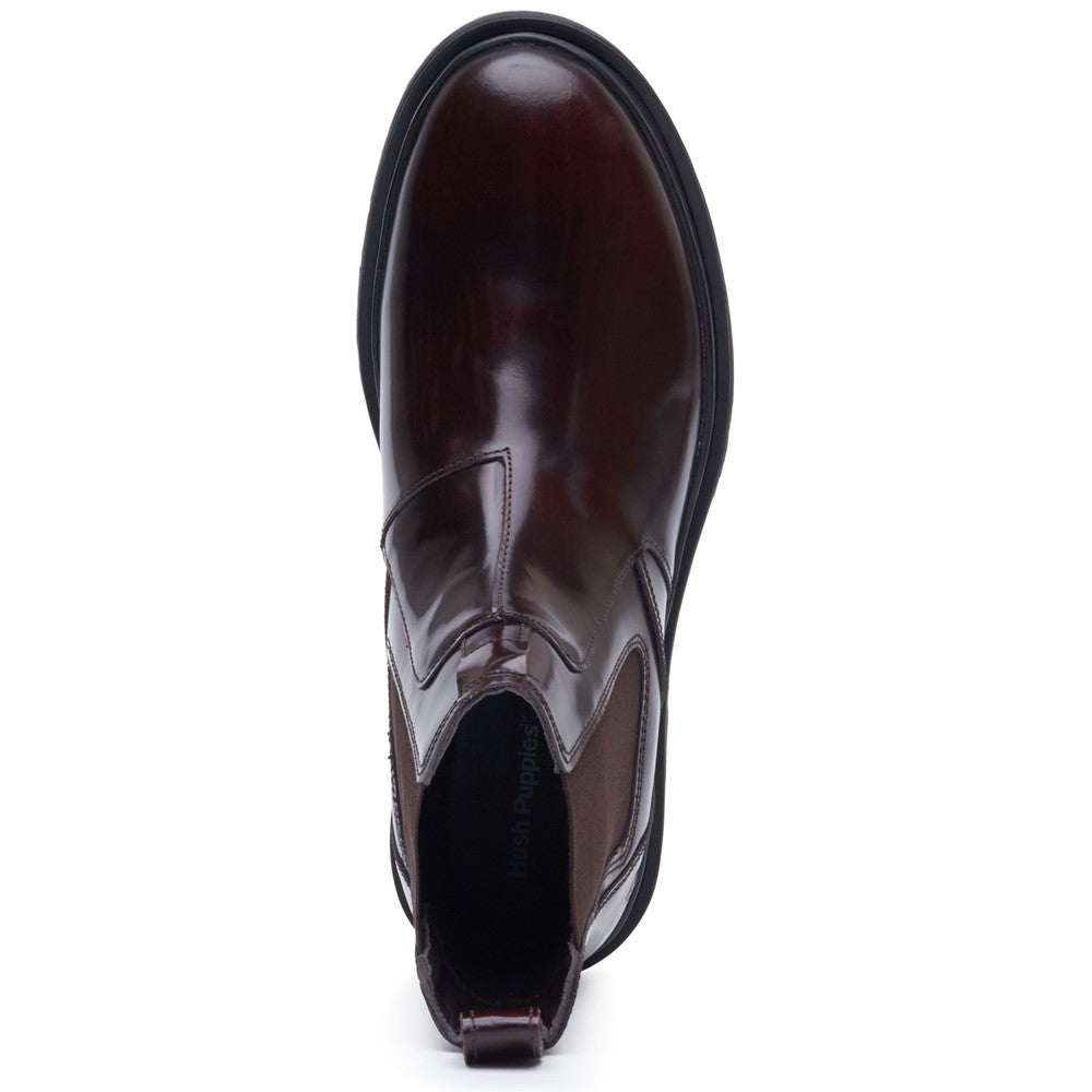 Hush Puppies Jamie Chelsea Boot Mens Chelsea Boots Wine