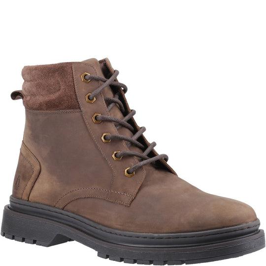 Hush Puppies Jarrod Lace Boot Mens Ankle Boots Brown