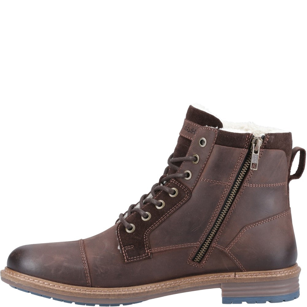 Hush Puppies Jordan Buckle Boot Mens Ankle Boots Brown