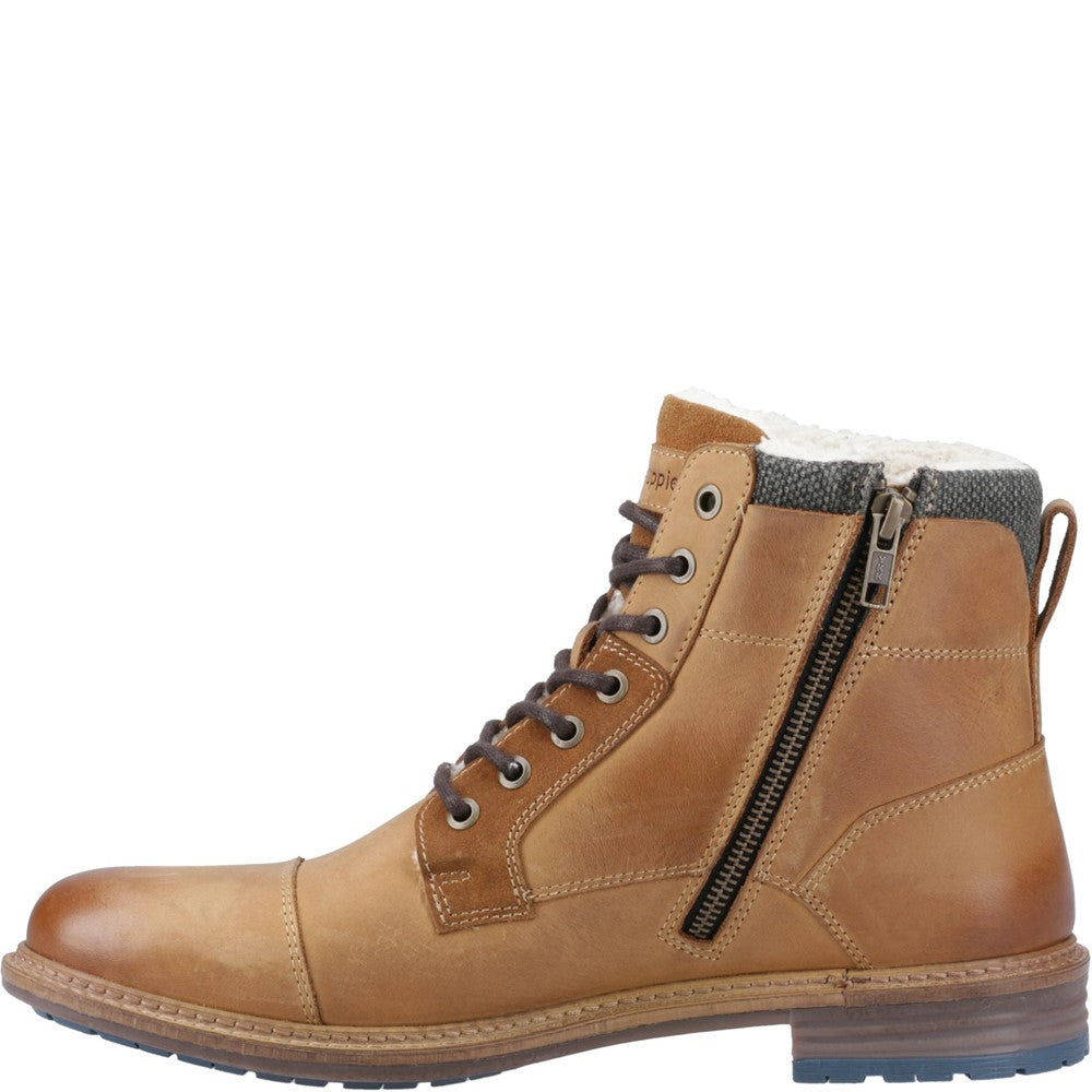 Hush Puppies Jordan Buckle Boot Mens Ankle Boots Tan
