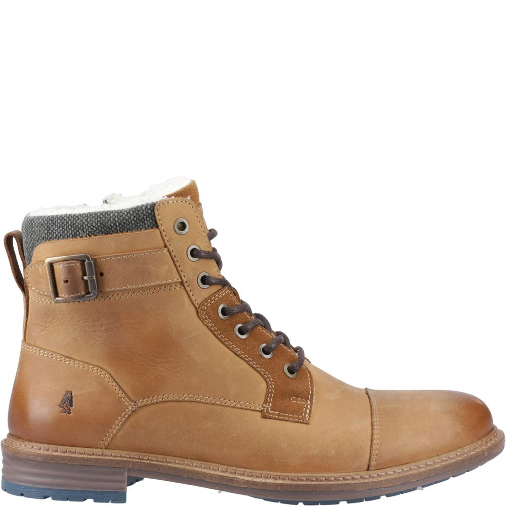 Hush Puppies Jordan Buckle Boot Mens Ankle Boots Tan