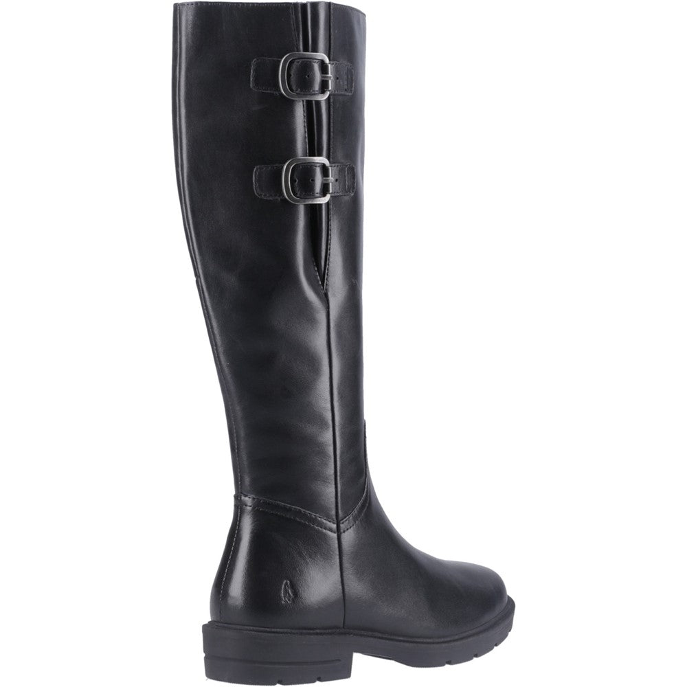 Hush Puppies TALLULAH Womens Leather Long Boots Black