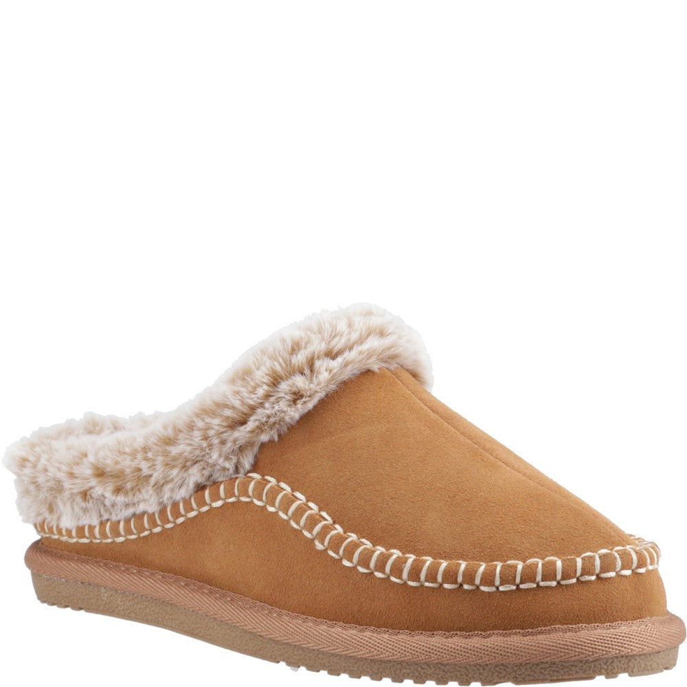 Hush Puppies Anika Womens Mules Tan
