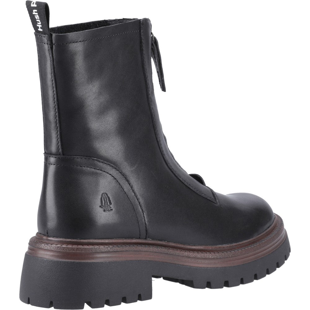 Hush Puppies Roxanna Zip Boot Womens Ankle Boots Black