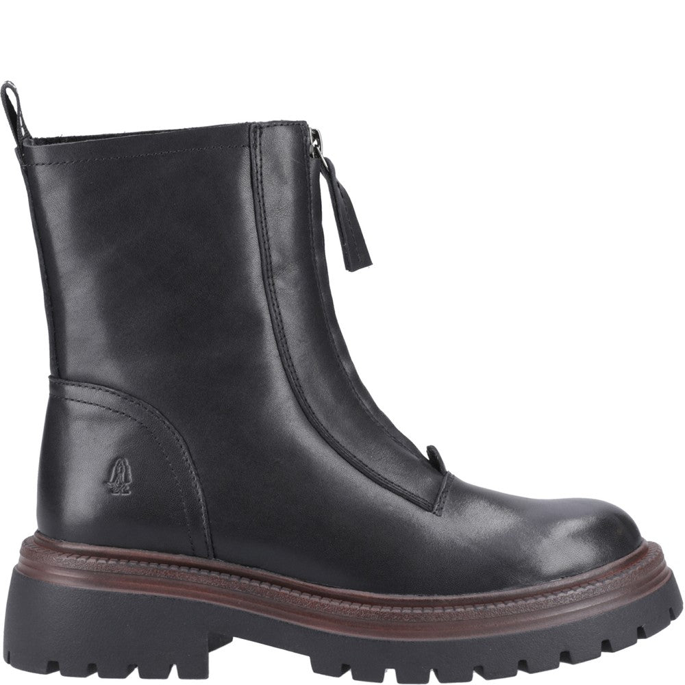 Hush Puppies Roxanna Zip Boot Womens Ankle Boots Black