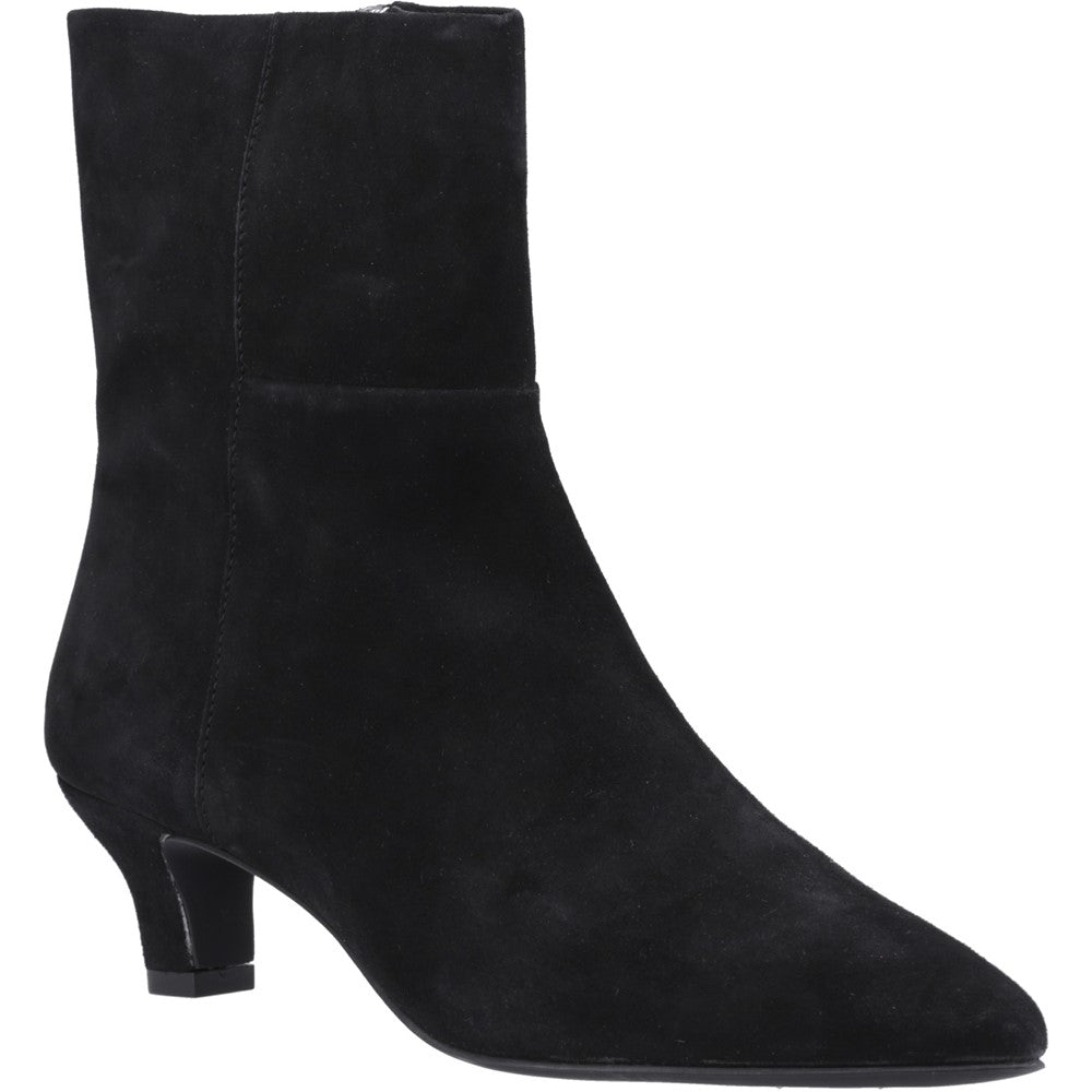 Hush Puppies Nahla kitten heel boot Womens Ankle Boots Black