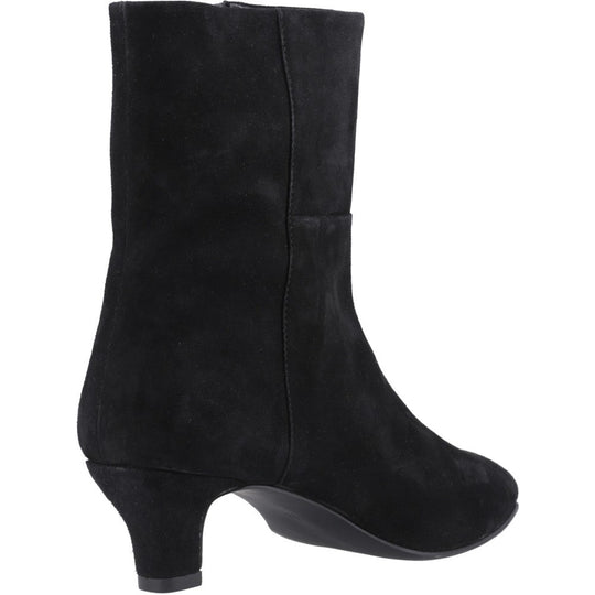 Hush Puppies Nahla kitten heel boot Womens Ankle Boots Black