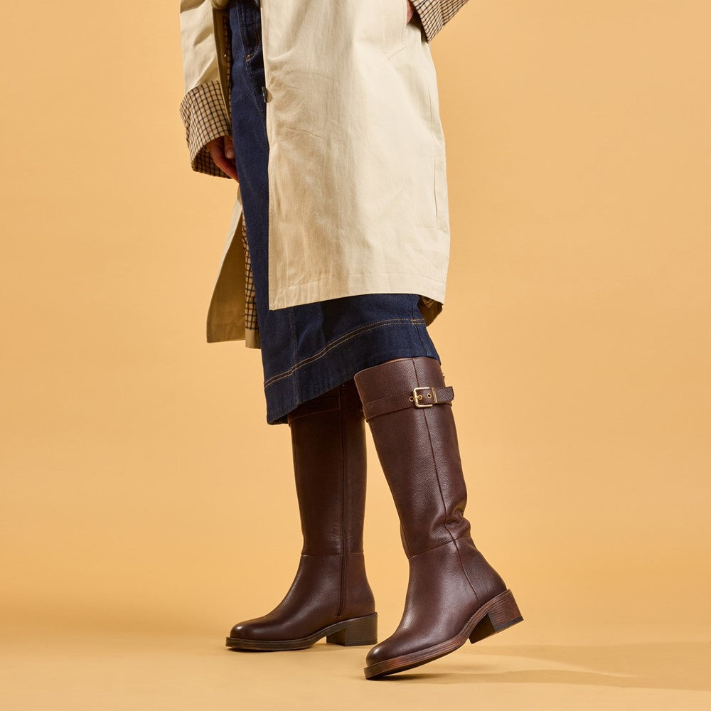 Hush Puppies Anita Long Boot Womens Tall Boots Brown