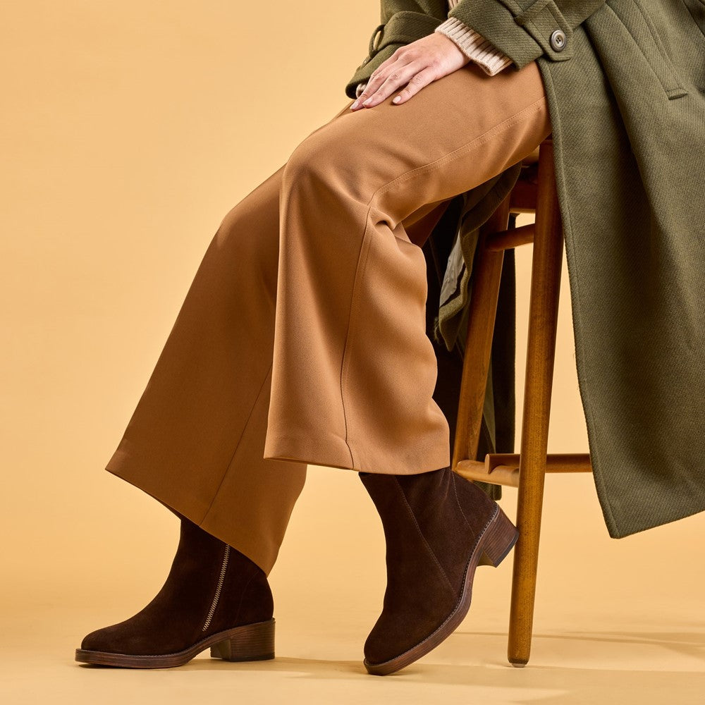 Hush Puppies Ayla Boot Womens Ankle Boots Brown