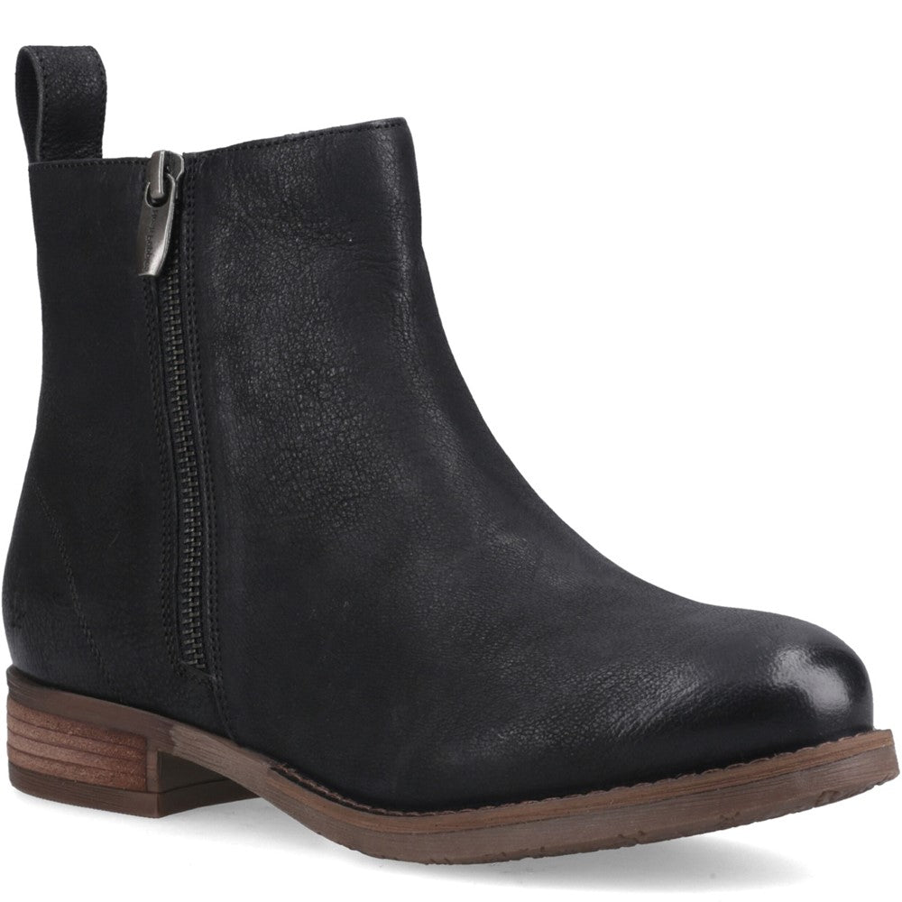 Hush Puppies Ethel Boot Womens Ankle Boots Black
