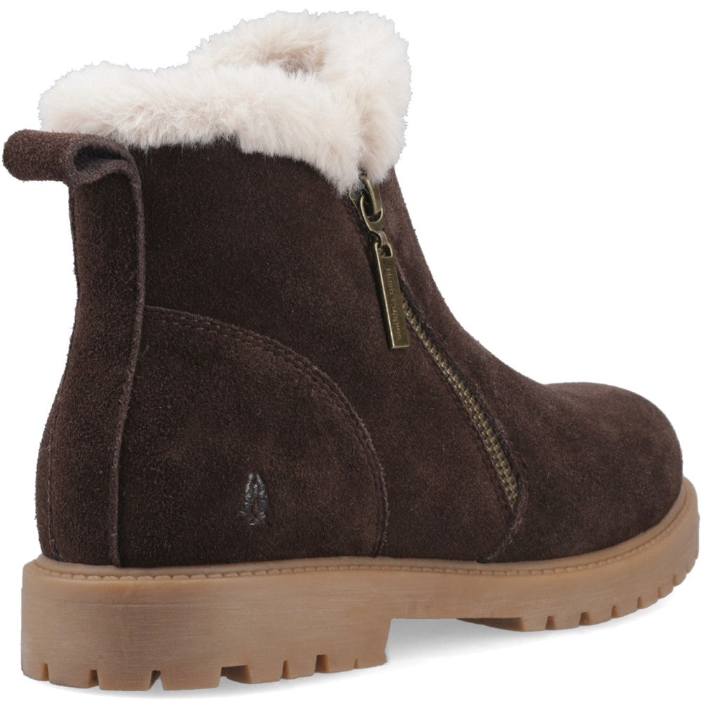 Hush Puppies Hollis Zip Boot Womens Ankle Boots Brown