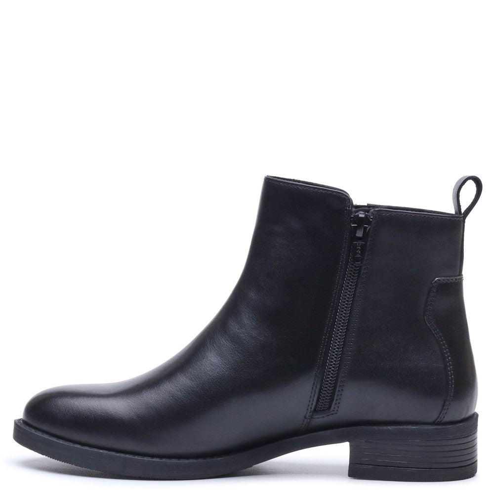 Hush Puppies Perry Zip Boot Womens Ankle Boots Black