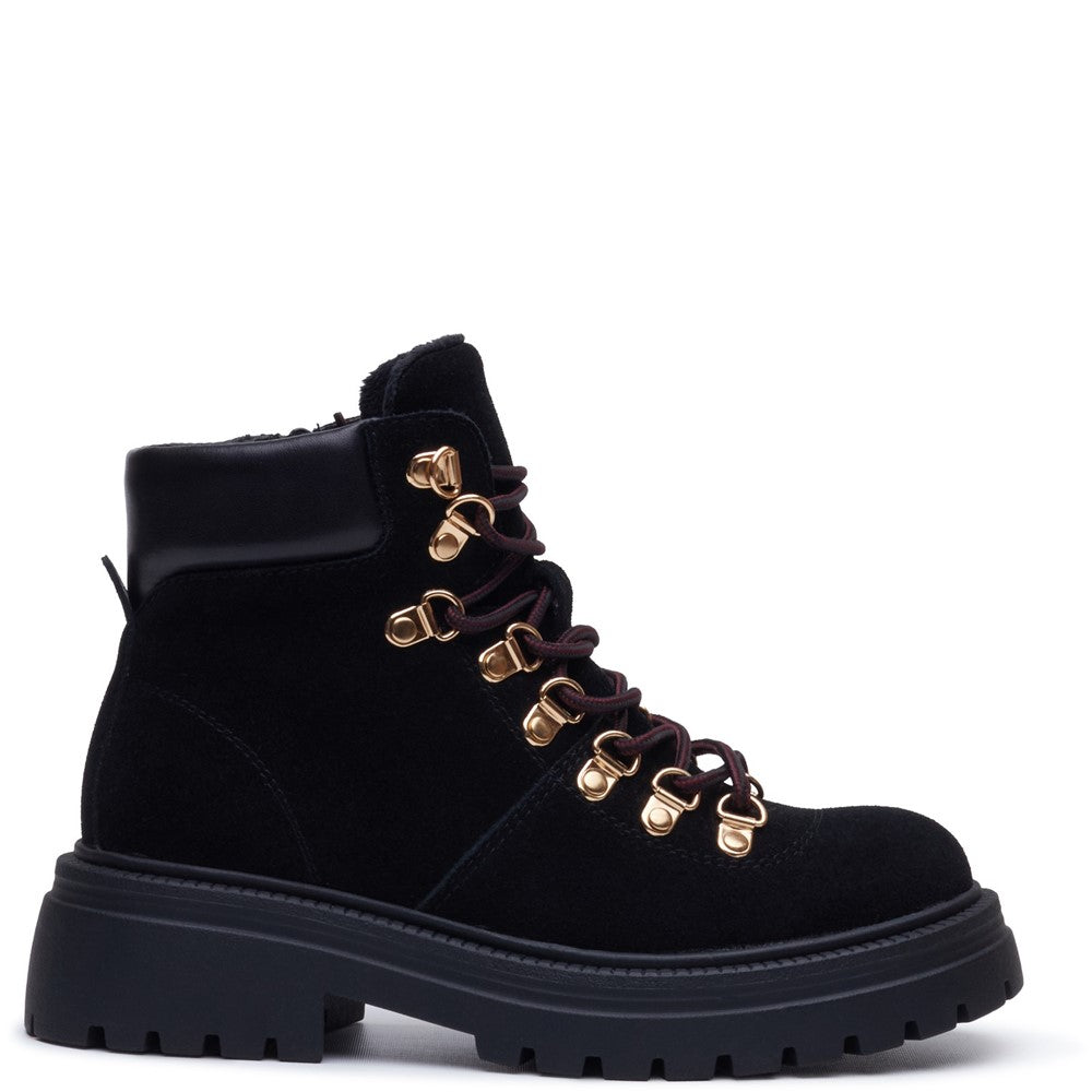 Hush Puppies Robyn Hiker Boot Womens Hiking Boots Black