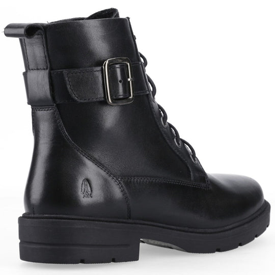 Hush Puppies Teagan Biker Boot Womens Biker Boots Black
