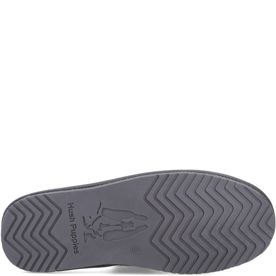 Hush Puppies Calvin Mens Mules Grey