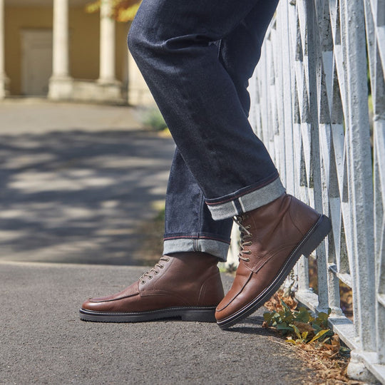 Hush Puppies Huxley Boot Mens Ankle Boots Brown