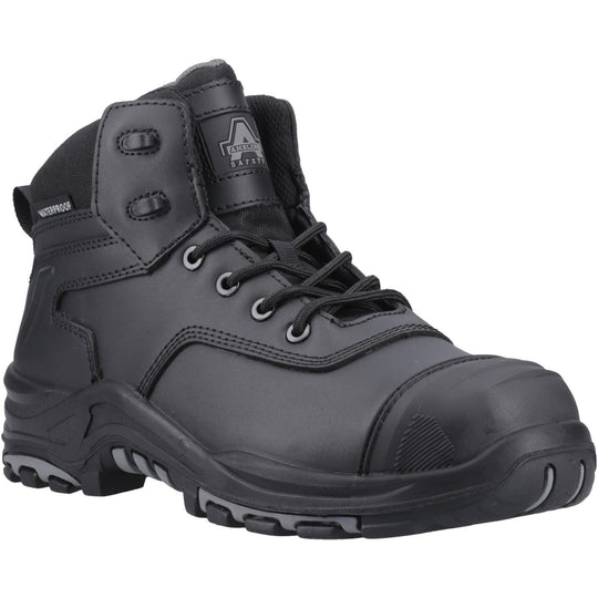 Amblers Safety AS304C Unisex Waterproof Comp. Toe Safety Boots Black