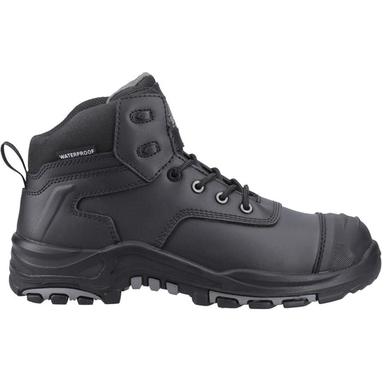 Amblers Safety AS304C Unisex Waterproof Comp. Toe Safety Boots Black