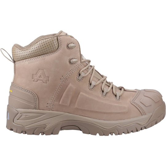 Amblers Safety AS36C Mens Waterproof Composite Toe Safety Boots Stone