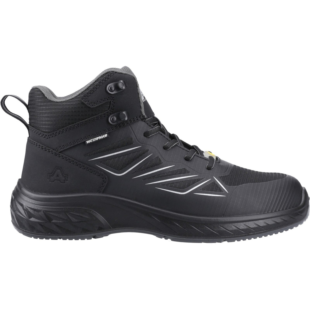 Amblers Safety AS710C Trail Mens Composite Toe Safety Hiker Boots Black