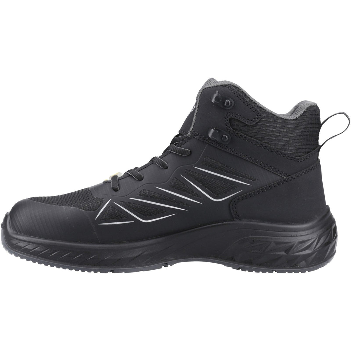 Amblers Safety AS710C Trail Mens Composite Toe Safety Hiker Boots Black