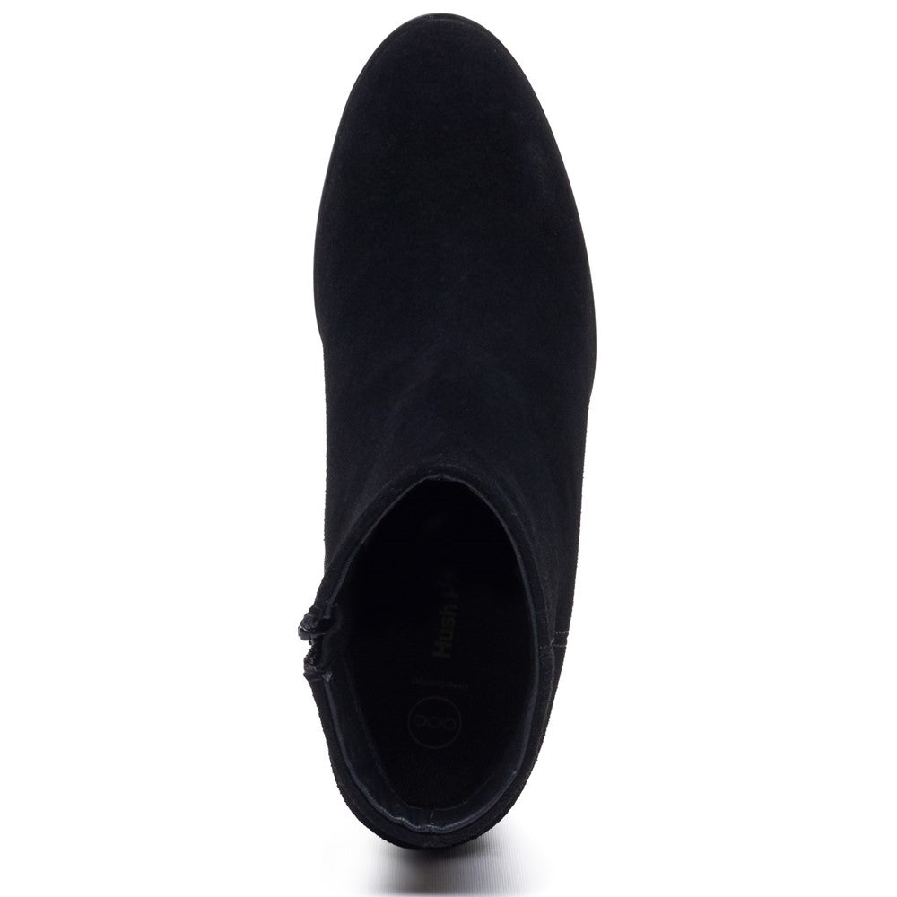 Hush Puppies CLARIDY SUEDE BOOT Womens Ankle Boots Black