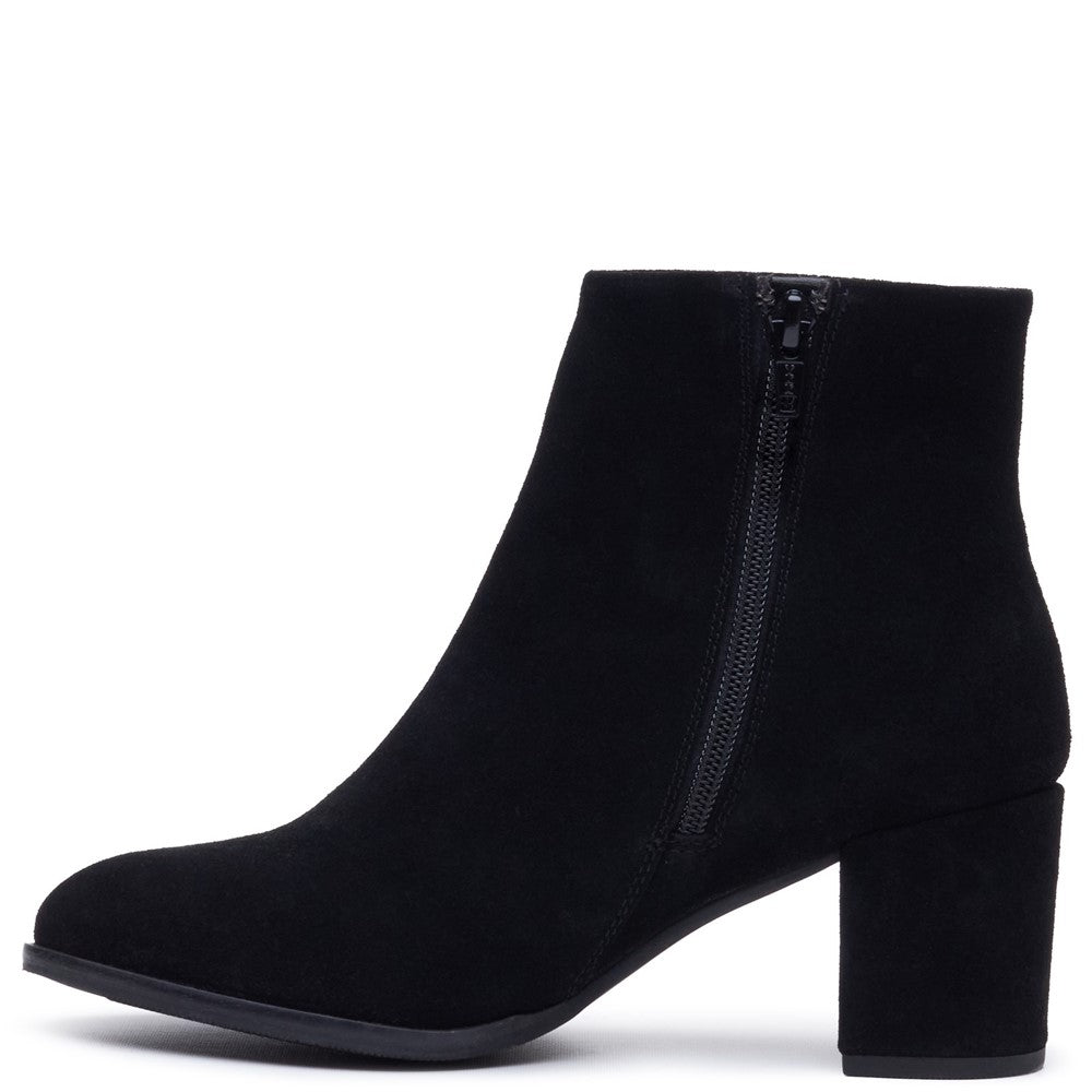 Hush Puppies CLARIDY SUEDE BOOT Womens Ankle Boots Black