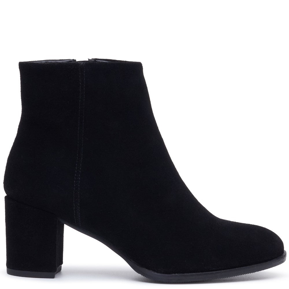 Hush Puppies CLARIDY SUEDE BOOT Womens Ankle Boots Black