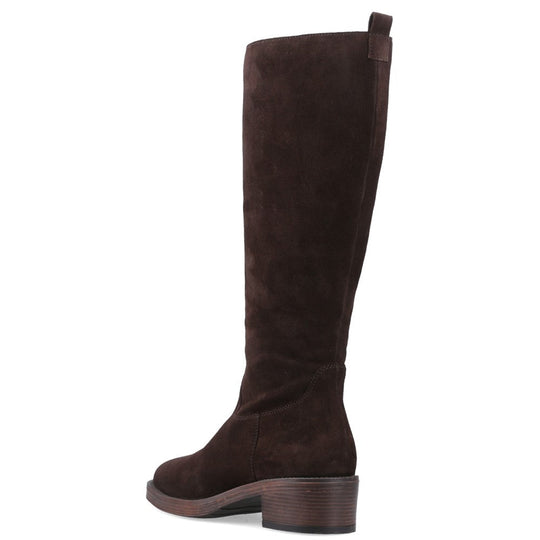 Hush Puppies ANTONIA SUEDE LONG BOOT Womens Tall Boots Chocolate