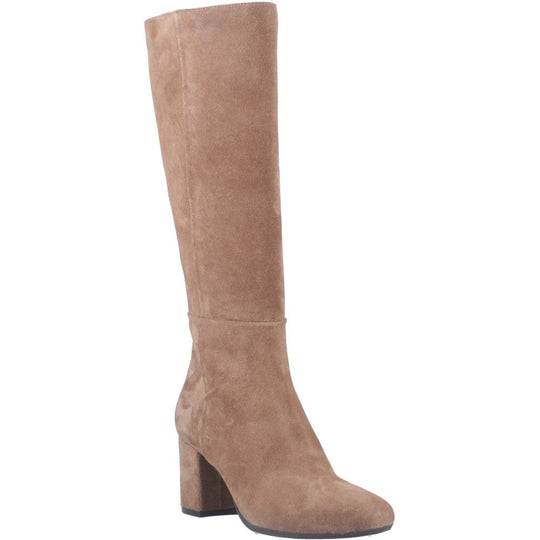 Hush Puppies Oprah Suede Long Boot Womens Tall Boots Light Brown