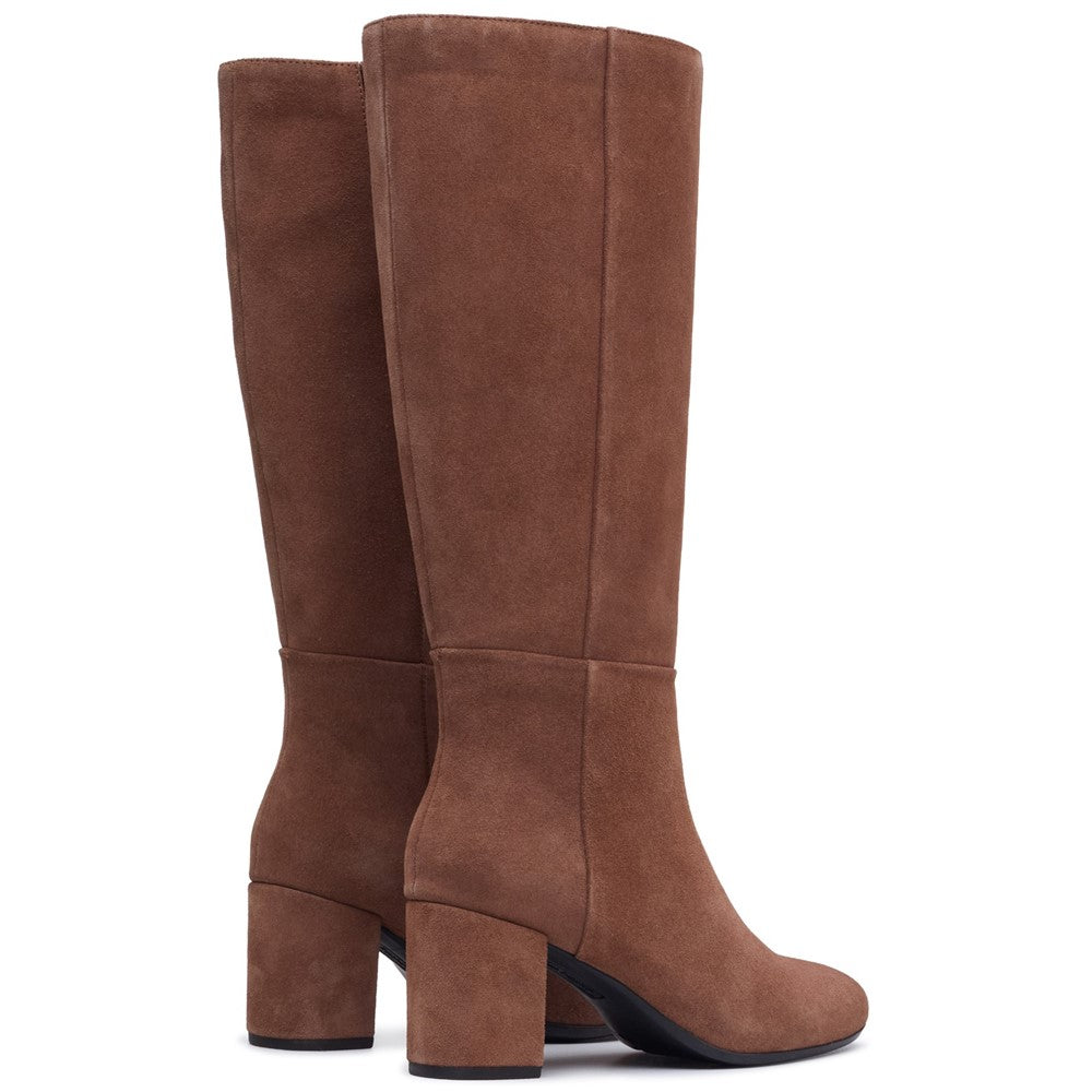 Hush Puppies Oprah Suede Long Boot Womens Tall Boots Light Brown
