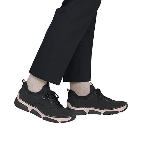 Rieker 45976 Womens Slip-On Trainers Black