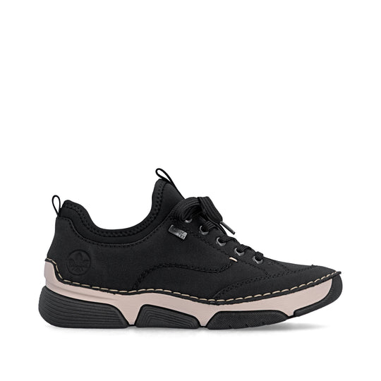Rieker 45976 Womens Slip-On Trainers Black