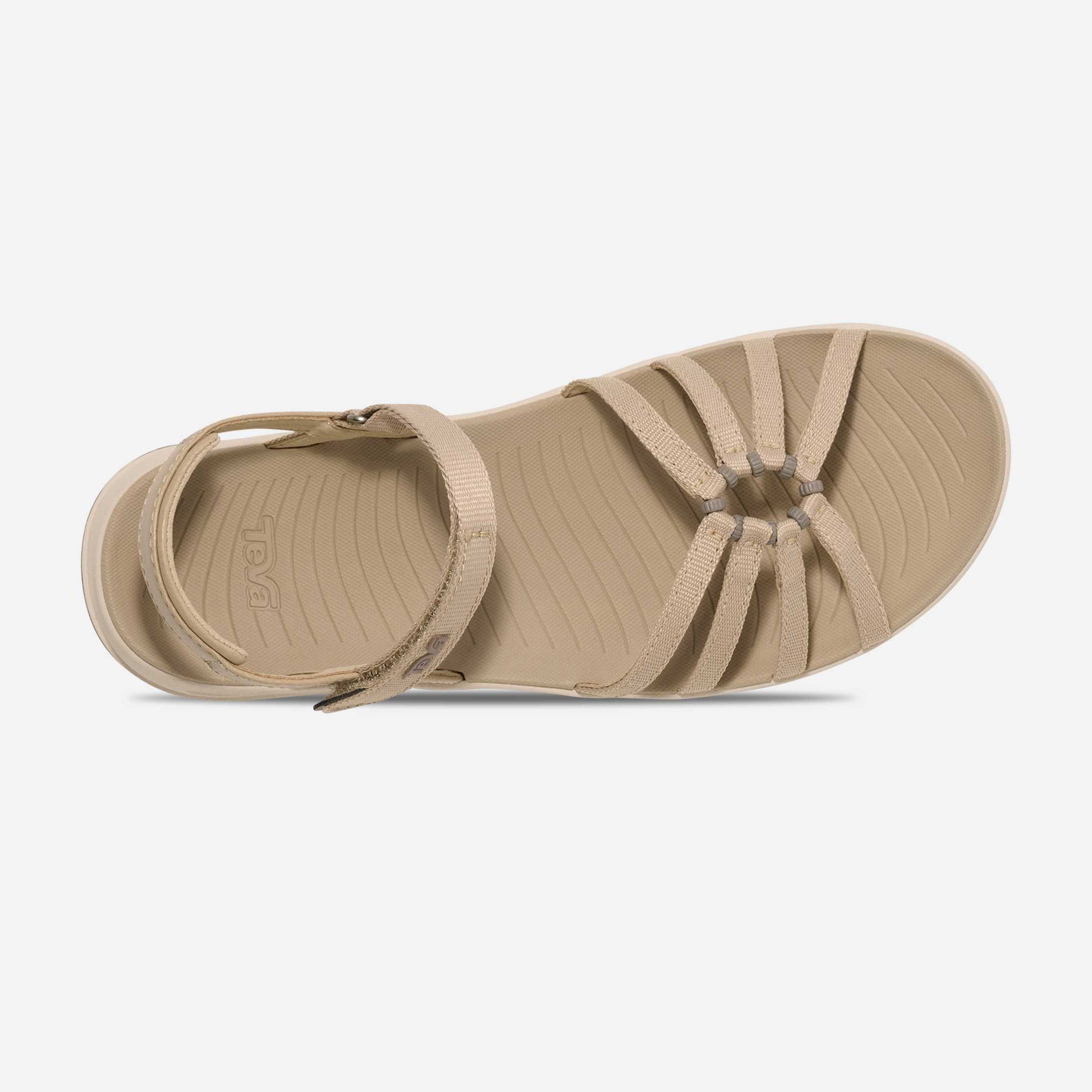 Teva TIRRATRAVELER Womens Cross Strap Sandals White Pepper