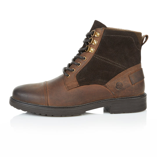 Silver Street London GREYFRIARS Mens Boots Brown