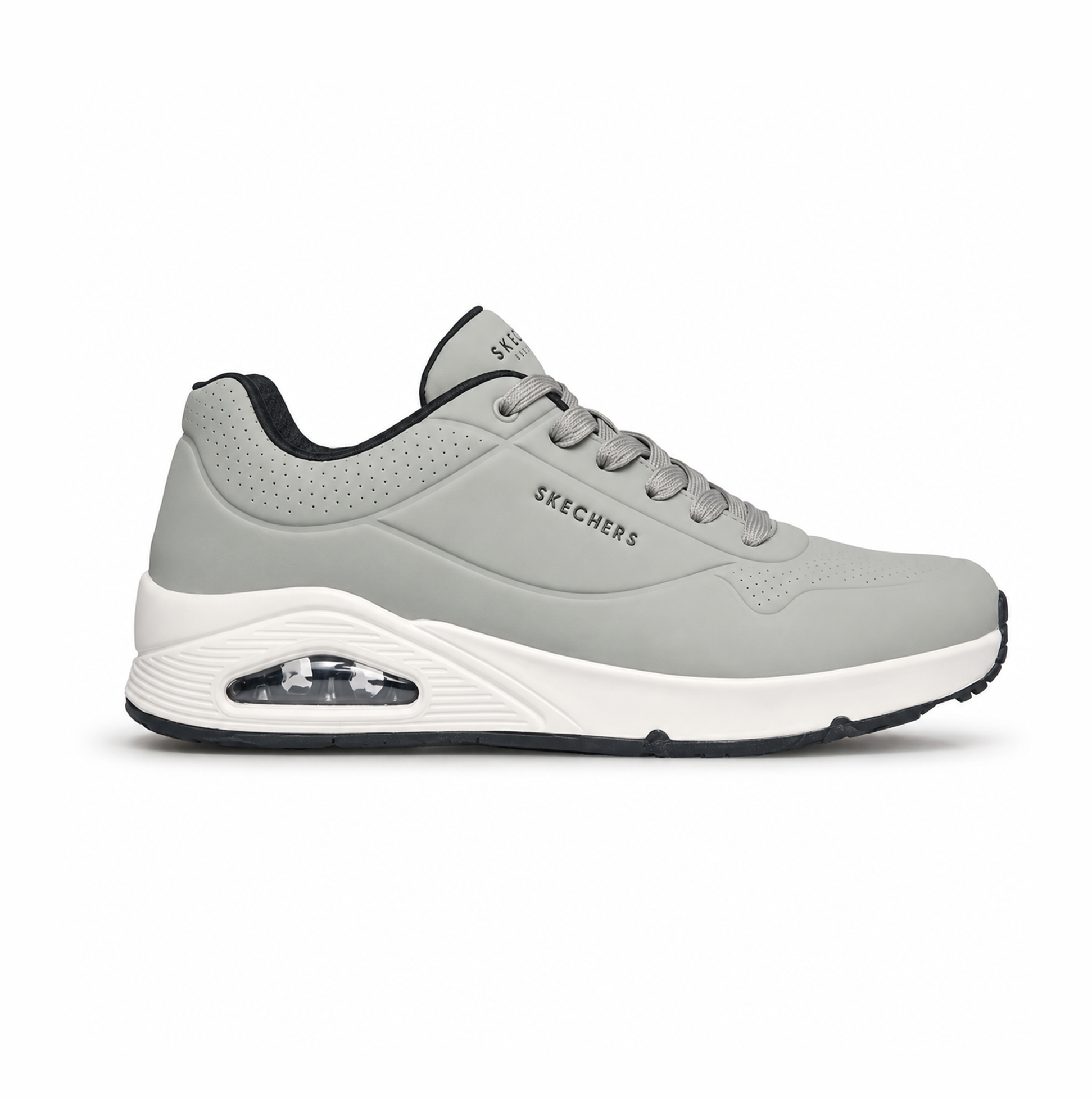 Skechers UNO - STAND ON AIR Mens Casual Trainers Olive Black