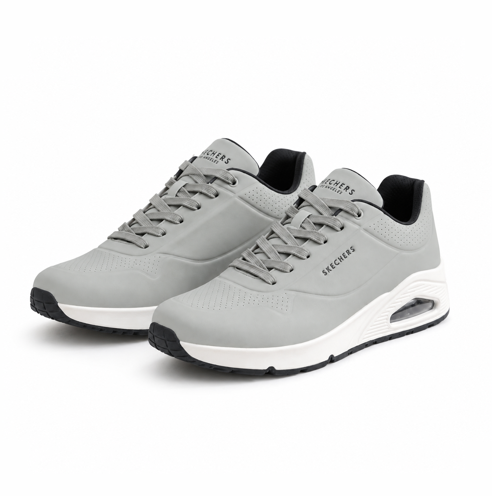 Skechers UNO - STAND ON AIR Mens Casual Trainers Olive Black