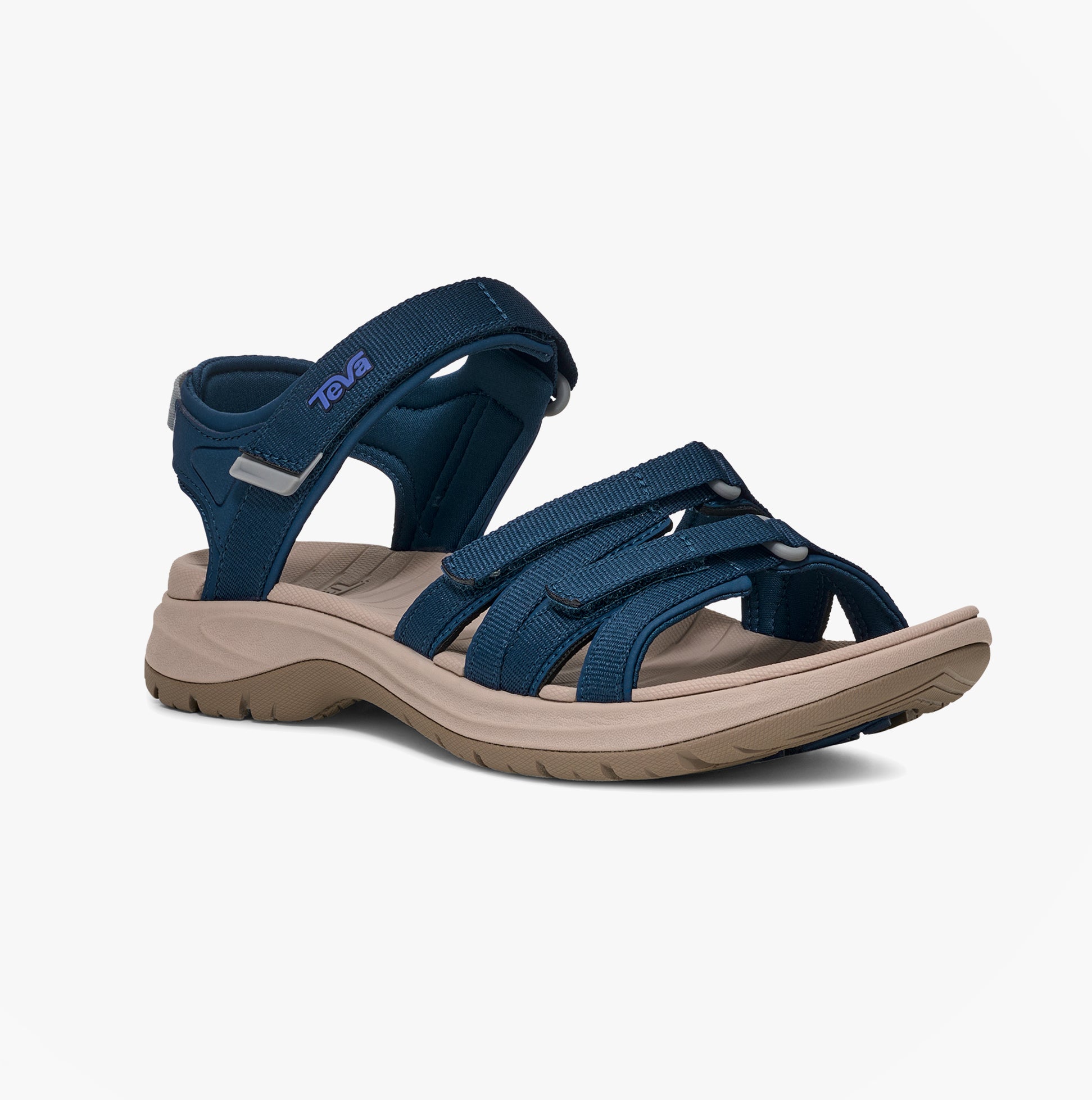 Teva TIRRA SPORT Womens Cross Strap Sandals Blue Opal