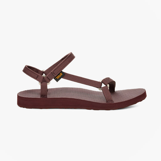Teva ORIGINAL UNIVERSAL SLIM Womens Cross Strap Sandals Rum Raisin