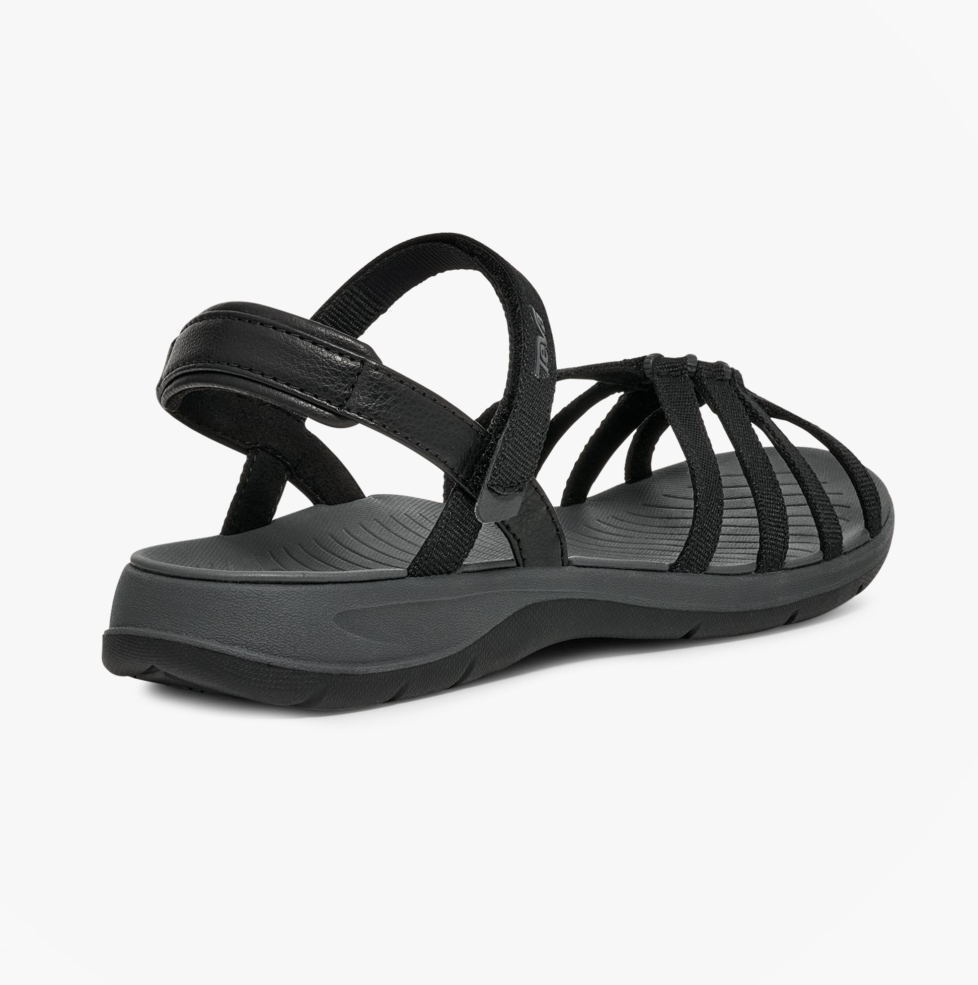 Teva TIRRATRAVELER Womens Cross Strap Sandals Black