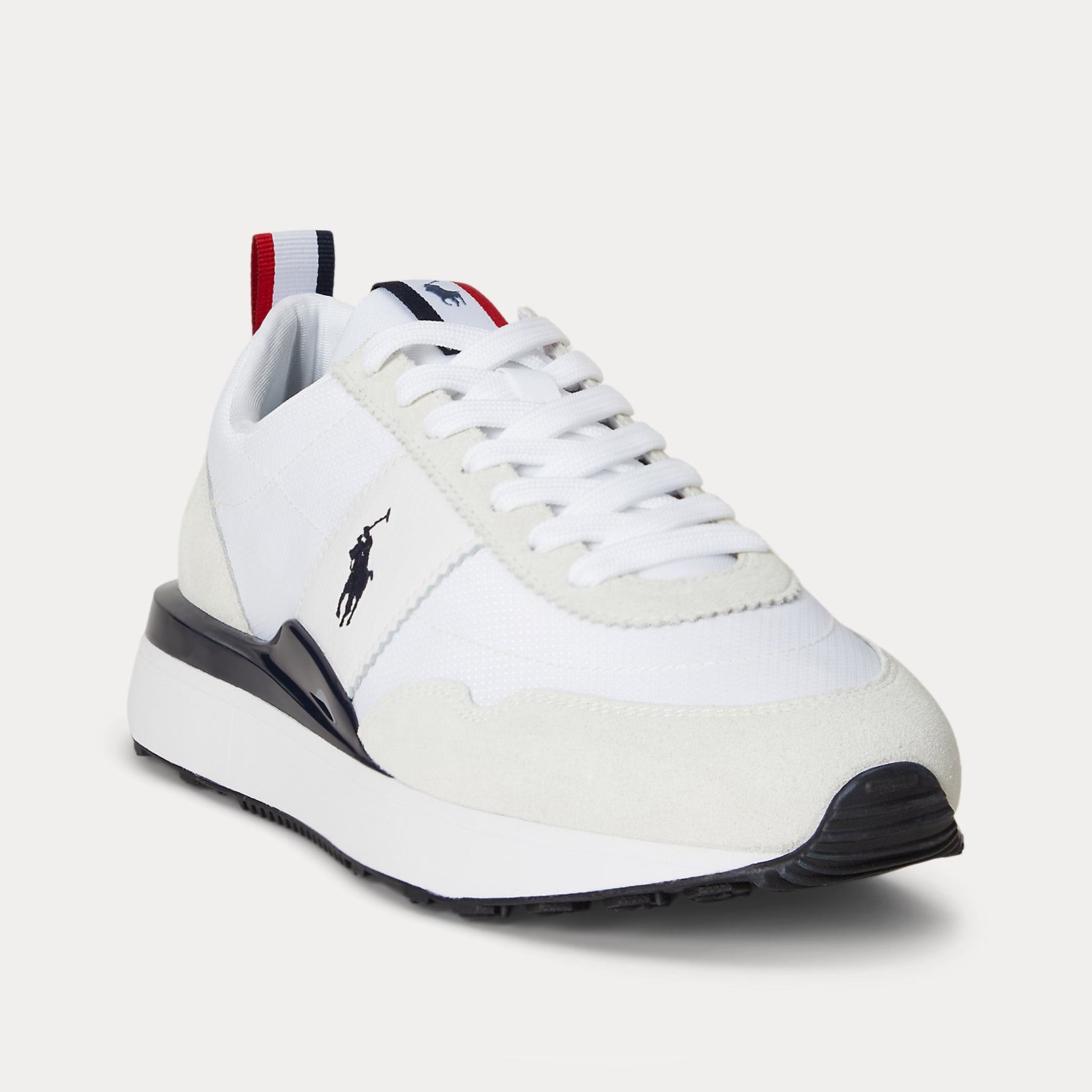 Polo Ralph Lauren TRAIN 89 RIB Mens Casual Trainers White/Navy/Red