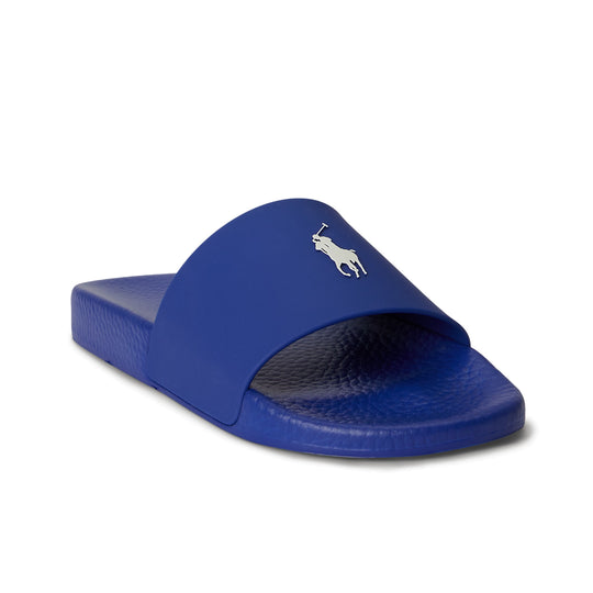 Polo Ralph Lauren POLO SLIDE Mens Sliders Royal/Deckwash White